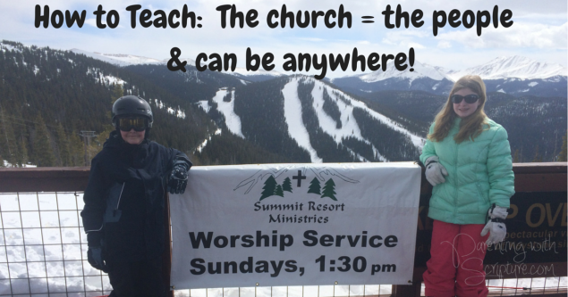 How to Teach_  The church = the people&